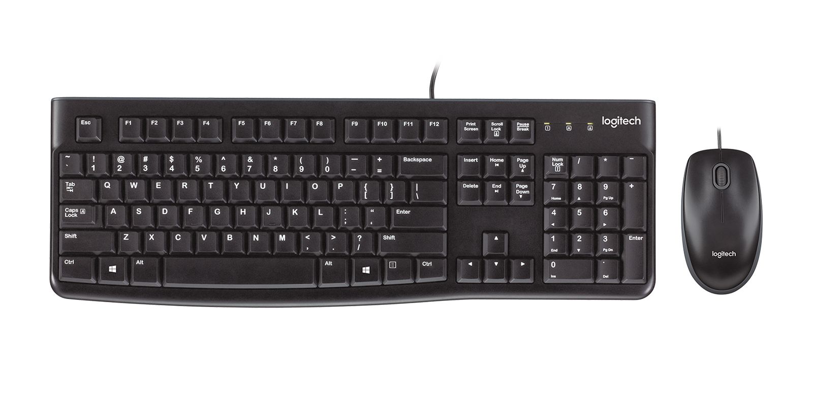 Logitech Desktop MK120 [FR] black/noir