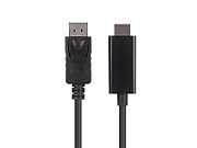 Cablu DisplayPort v.1.1 la HDMI, 3 m, CA-DPHD-11CC-0030-BK, Lanberg