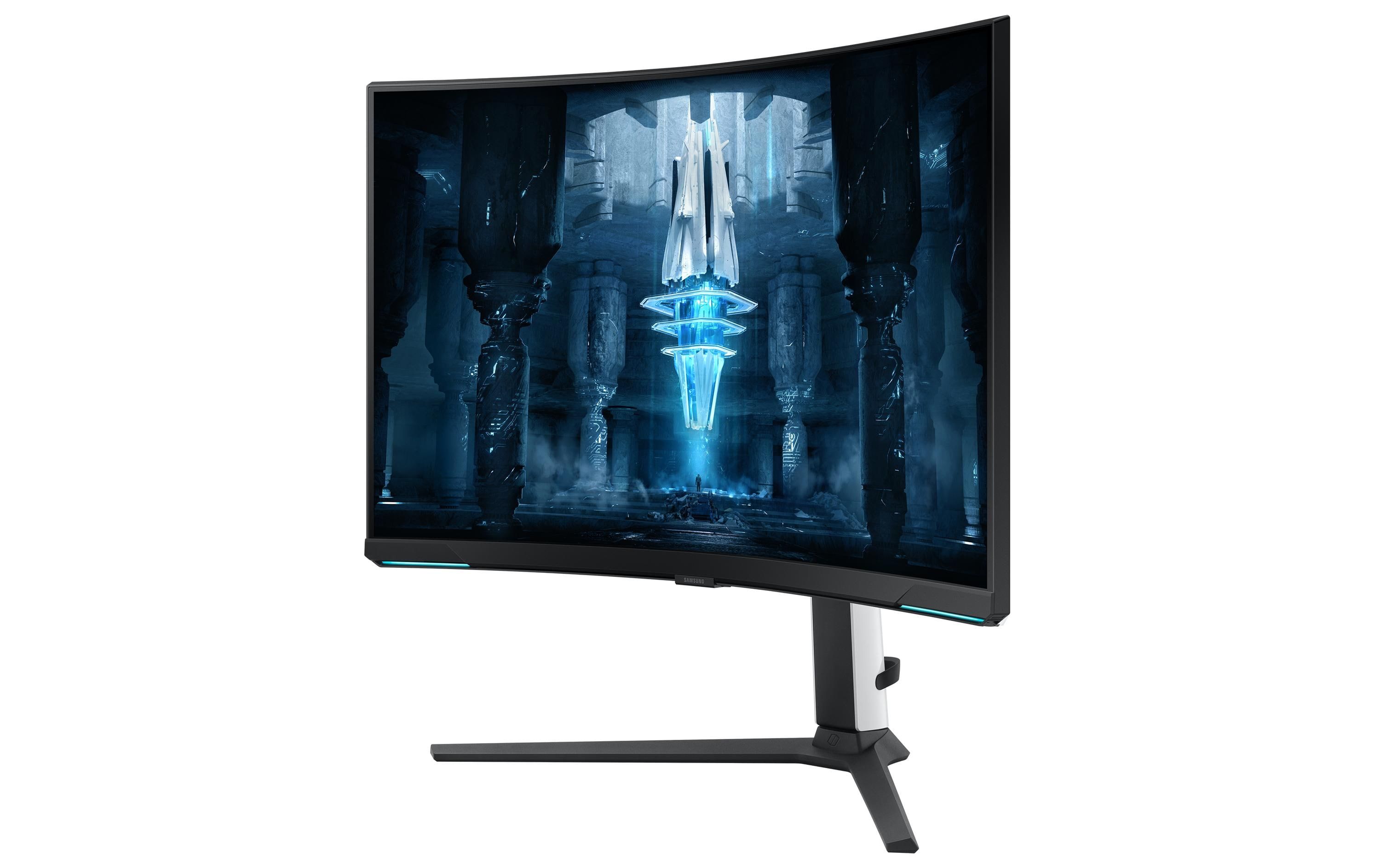 Monitor LED Samsung Curved LS32BG850NPXEN 32 , VA, 16:9, UHD, 3840x2160@240Hz, 1,000,000 : 1, 178/178, 1ms, 350cd/m2, 2xHDMI, 1xDP, 2xUSB 3.0, VESA, Tilt, Swivel, Pivot, Height Adjust