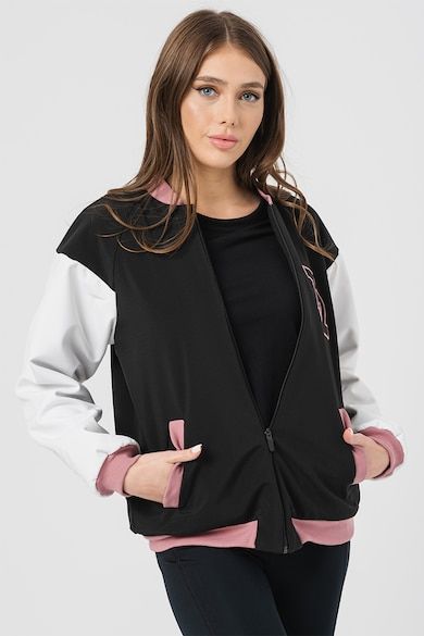 W JACHETA BOMBER  PINK  L
