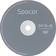 DVD-R SPACER  4.7GB, 120min, viteza 16x,  1 buc, plic,  DVDR01  8115 001 001 157227.0