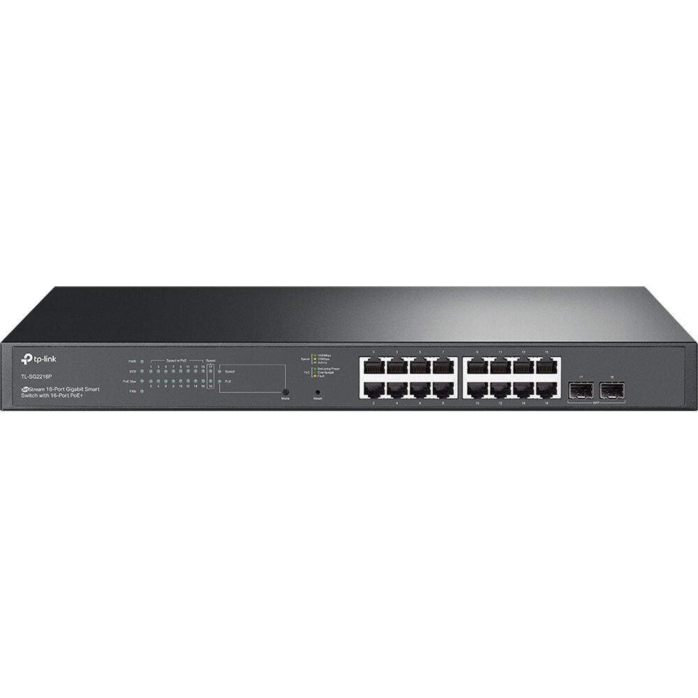 TP-LINK Switch TL-SG2218P 18xGBit/2xSFP Smart Managed Omada SDN  PoE+ Rack Mountable_1