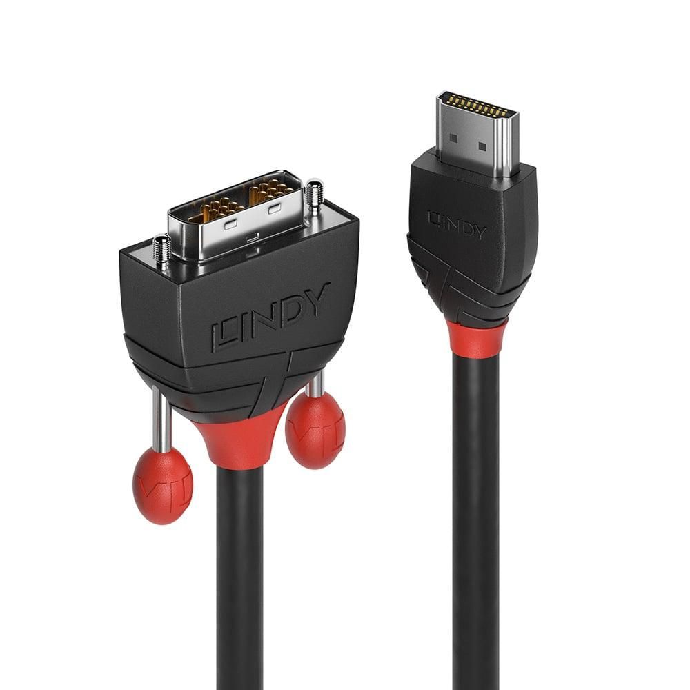 Lindy Lindy Cablu HDMI la DVI-D 1m, negru