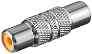 Audio adapter, metal, female RCA to female RCA
Packaging: bulk 1 pc.