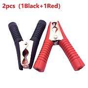 Red crocodile clip, length 90mm, max. 100A
Packaging: bulk 1 pc.