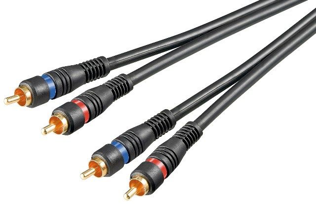 Audio cable 5m 2 x RCA male to 2 x RCA male, gold-plated contacts
- OFC copper cable
- double screened
HQSA-060
KPO3841
Packaging: bulk 1 pc.