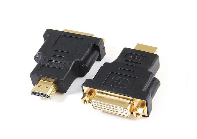 Adapter HDMI male to DVI-D (24+1) female
- gold contacts
Packaging: bulk 1 pc.