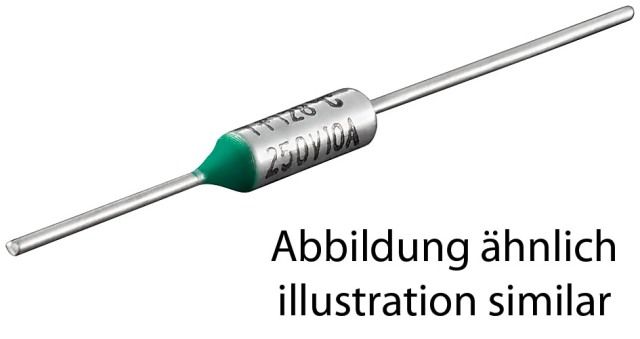 Thermal fuse 250V 10A 142°C
Packaging: bulk 1 pc.