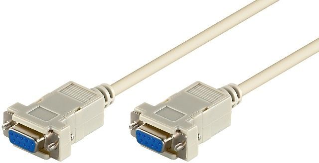 RS232 serial cable 2m D-SUB 9-pin female to D-SUB 9-pin female, null-modem
- pines: 6+1 - 4 2. 3 3 - 2 4 - 6+1 5 - 5 7 - 8 8 - 7
Packaging: bulk 1 pc.