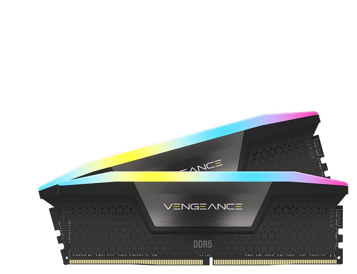 CORSAIR VENGEANCE RGB 32GB 2x16GB DDR5 6000MT/s DIMM Unbuffered 36-36-36-76 Std PMIC AMD EXPO Cool Grey Heatspreader Black PCB 1.35V_1
