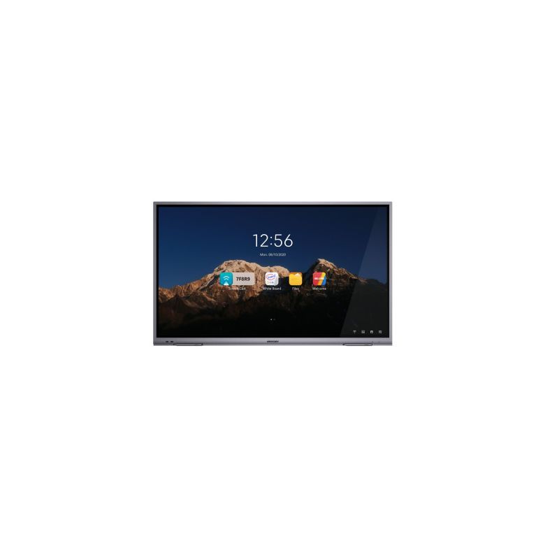 Display interactiv (tabla interactiva) Hikvision Seria C, 65  (165cm), UHD, luminozitate 350nit, timp raspuns 6ms, contrast 1200:1, Android 11, CPU A72*2 + A53*4, RAM 4GB, stocare 64GB Touch: IR, Touch accuracy ±1mm, Touch response <10ms, 45 points touch Conectivitate: WiFi, BT 5.0, 2xHDMI