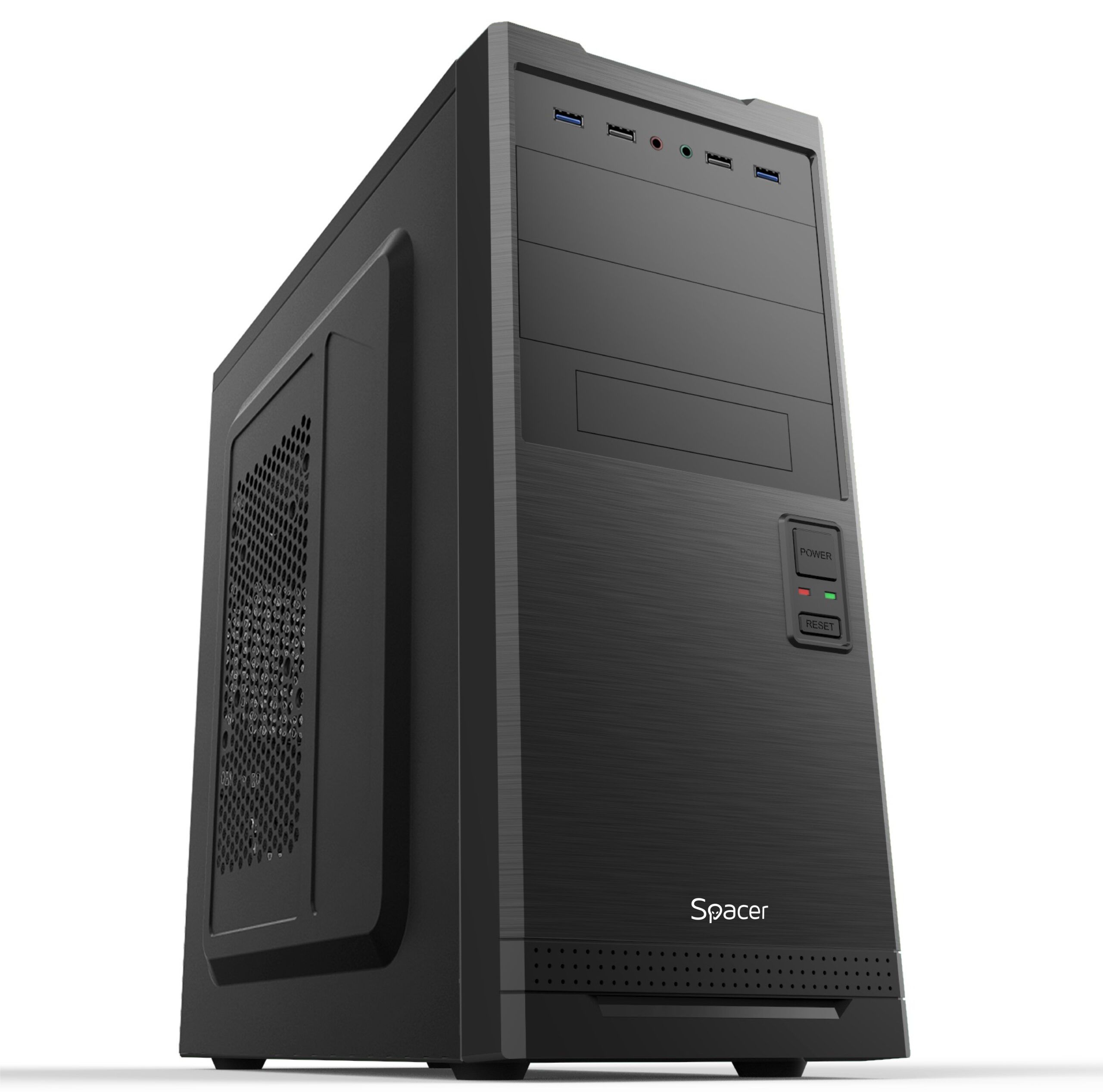 Carcasa Spacer STYLE, ATX, Negru