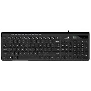 TASTATURA GENIUS USB, 104 taste (chocolate style), black,  SLIMSTAR 230II   31310048400   (include TV 0.8lei)