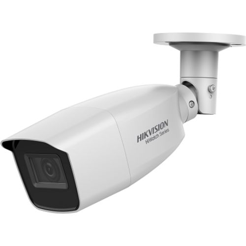 Camera de supraveghere Hikvision Turbo HD Bullet 2 MP CMOS image sensor ,Lens:2.8 mm -12 mm, Angle of view 111.5° to 33.4°, WDR DWDR, 1 Analog HD output, Operating Conditions:-40 °C to 60 °C, IP66, IR Range Up to 40m, Dimensions 256.4 mm × 83.3 mm × 78.2 mm, Weight:605 g ._1