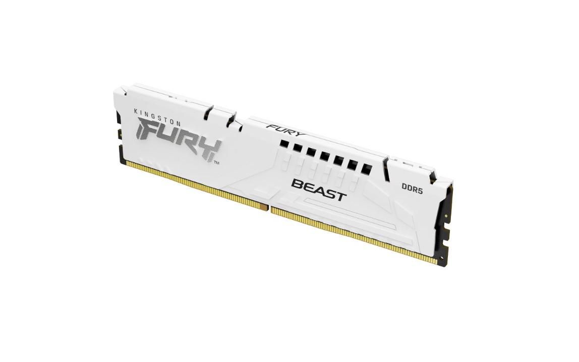 Memorie RAM Kingston, DIMM, DDR5, 32GB, 5600MHz, CL40, 1.35V, FURY Beast White, RGB_2
