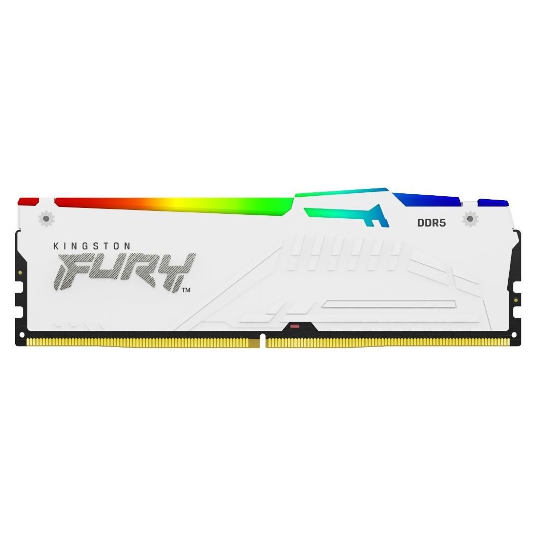 Memorie RAM Kingston, DIMM, DDR5, 16GB, 5600MHz, CL36, 1.35V, FURY Beast White, RGB_1