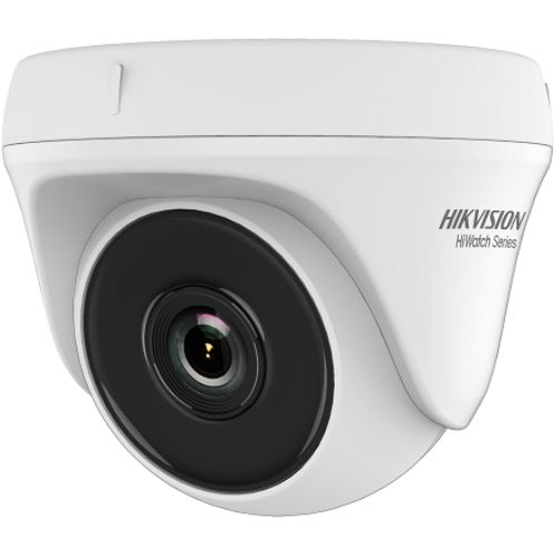 Camera de supraveghere Hikvision TURRET HWT-T150-P-28 quality imaging with 5 MP, 2560 × 1944 resolution , 2.8MM fixed focal lens, 20 m IR distance for bright night imaging, Color: 0.01 Lux @ (F2.0, AGC ON), 0 Lux with IR,  STD/HIGH-SAT,Brightness, Sharpness, Mirror, Smart IR, AGC , Video Output 1 HD_1
