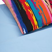  King Size Bed Set
100% cotton, density 132 TC
Set containes 2 pillow cases 50x70 cm , one flat sheet 220x240 cm and one duvet cover  200x220 cm 
Closing system : envelop for pillow and buttons for duvet cover  