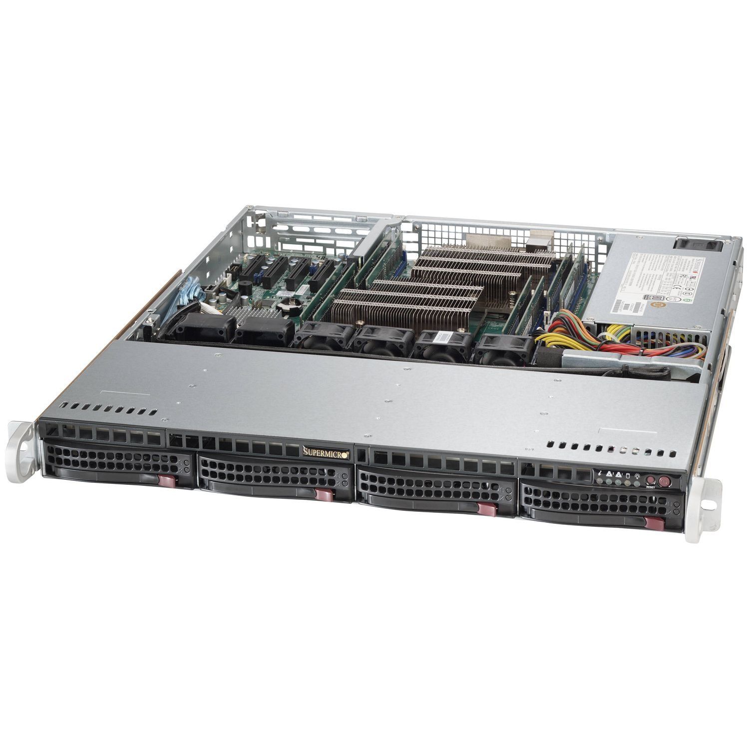 Supermicro 1.1U Chassis for motherboard support size: (12