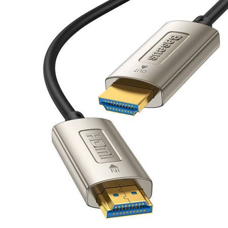Cablu HDMI2.0 Baseus 4K@60Hz, 10m prin fibra optica, HD Series