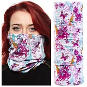 Bandana tubulara multifunctionala, fara cusaturi, material moale si respirabil, transfer termic si de umiditate foarte bun, mentine temperatura corpului si se usuca foarte repede, se poate purta in peste 10 moduri diferite, ideala pentru orice sport, tine
