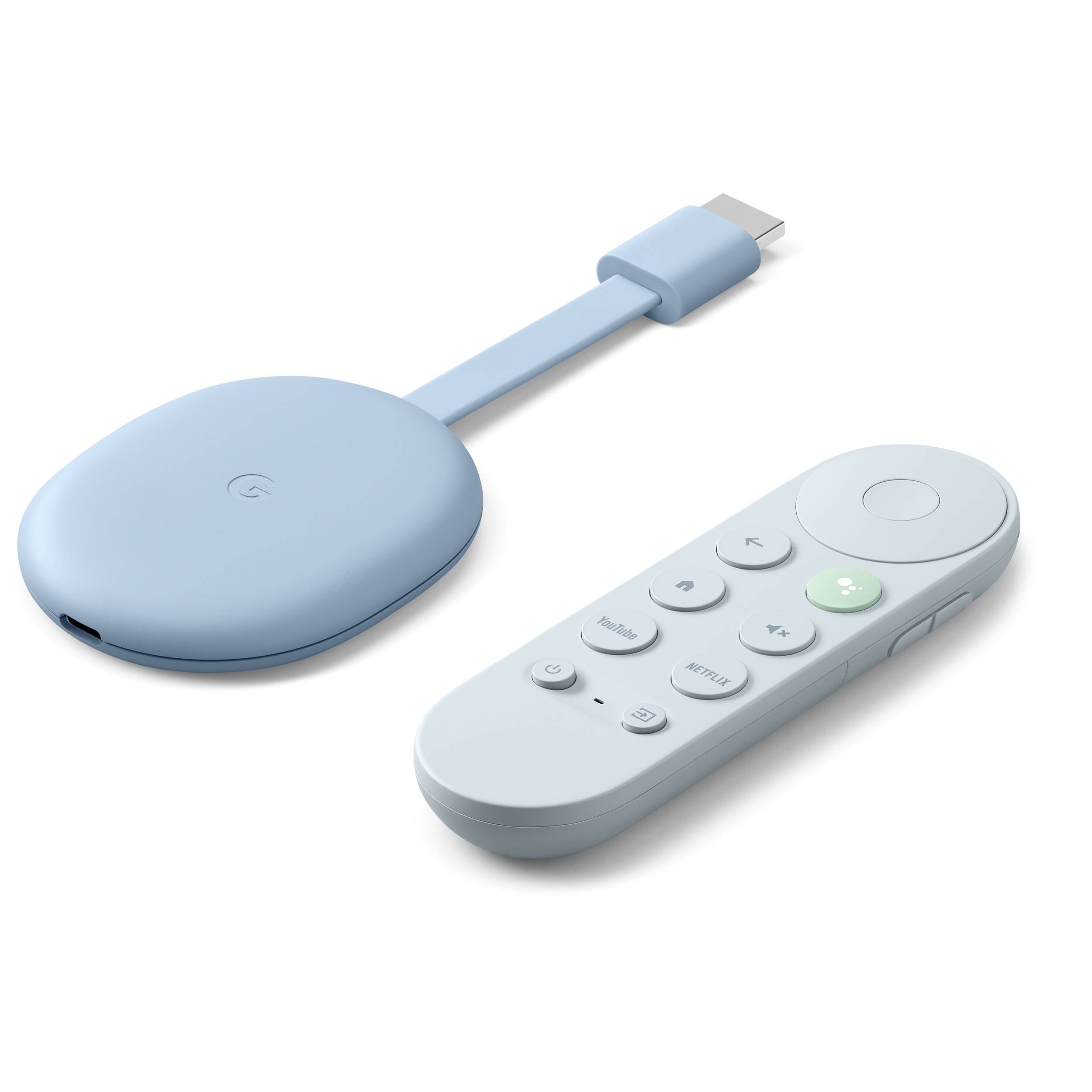 Google Chromecast TV, 4K, HDMI, Bluetooth, Wi-Fi, Blue_1