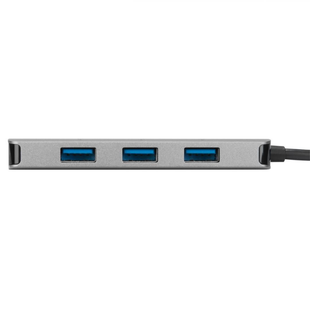 Targus Hub USB-C la 4x USB-A, rata transfer 5Gbps per port USB-A, gri_2