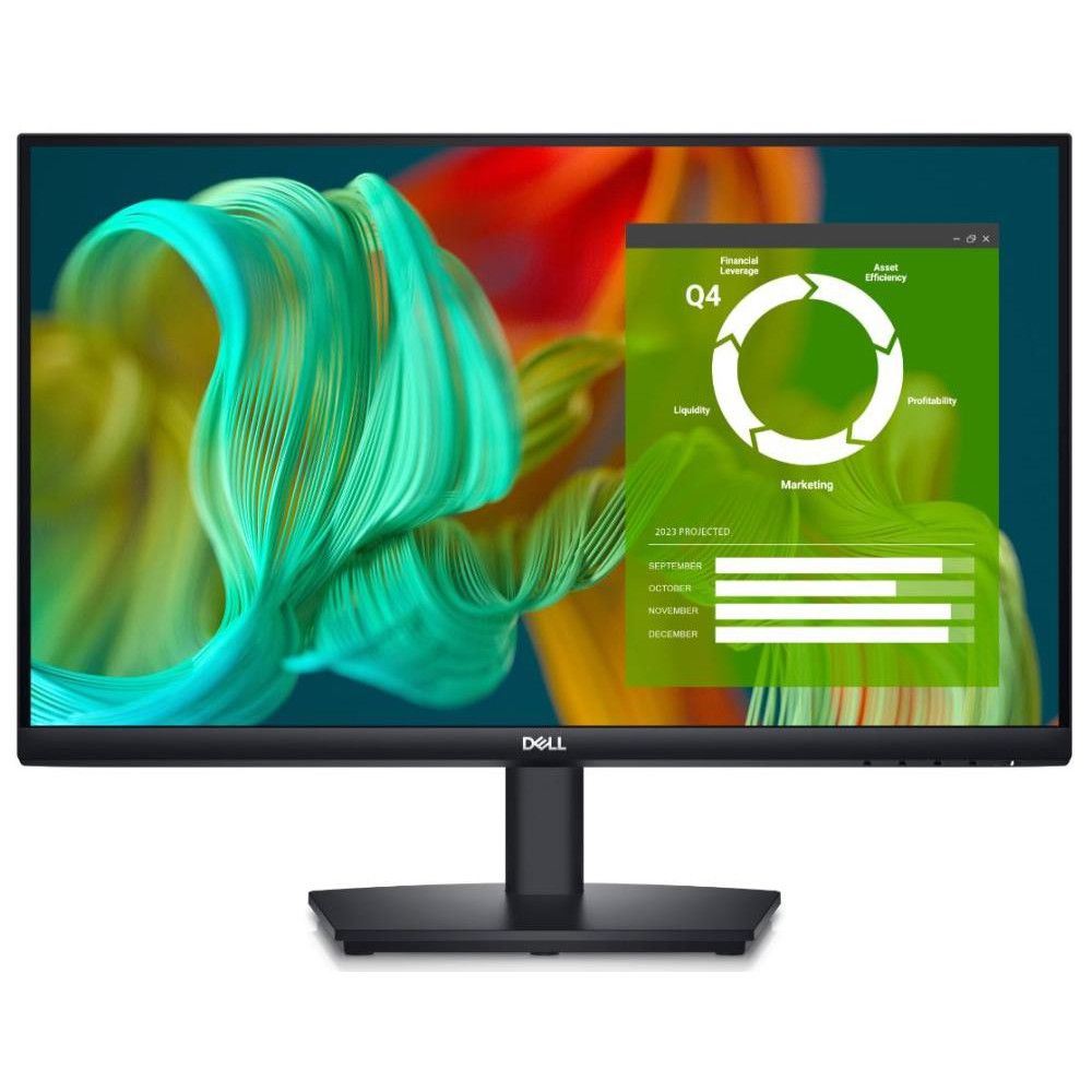Monitor 23.8 inch LED Dell E2424HS 1920 x 1080 pixeli, 60 Hz, 5 ms, Negru