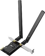 ADAPTOR RETEA TP-LINK AX1800, extern wireless 2.4 GHz | 5 GHz, PCI-E port, 1800 Mbps, WI-FI 6 si Bluetooth 5.2, antena externa x 2,  Archer TX20E  (include TV 0.18lei)