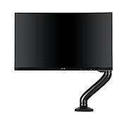 Brat sustinere monitor AS110D0 AOC, pentru o pozitie optima dorita de utilizator, control cu arcuri, ergonomie maxima pentru monitoare cu VESA 75x75 si 100x100, dimensiune maxima monitor 27 , max 9 kg, 320 mm inaltime, 325 mm intindere, -45/ 60 inclinare, -90/ 90 pivot si 360° pivot pentru o