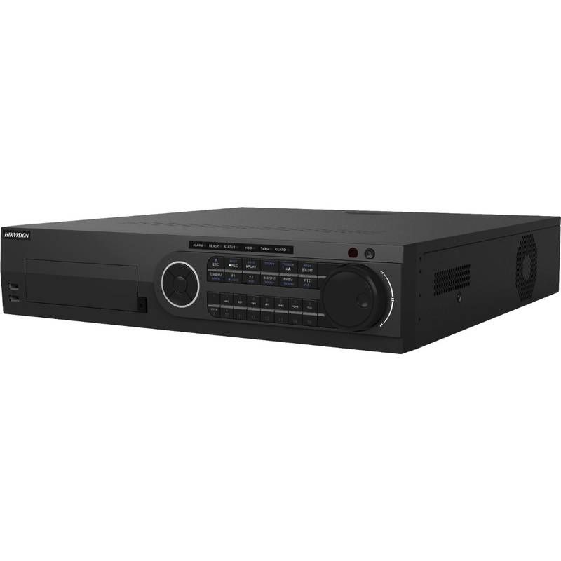 DVR Hikvision TurboHD  16 canale iDS-8116HQHI-M8/S 8 SATA interfaces and 1 eSATA interface smart search for efficient playback, 2 self-adaptive 10/100/1000 Mbps Ethernet interfaces,resolution: 4 MP 4 MP Lite@15 fps; 1080p Lite/720p/WD1/4CIF/VGA/CIF@25 fps (P)/30 fps (N), Network Interface 2, RJ45_1