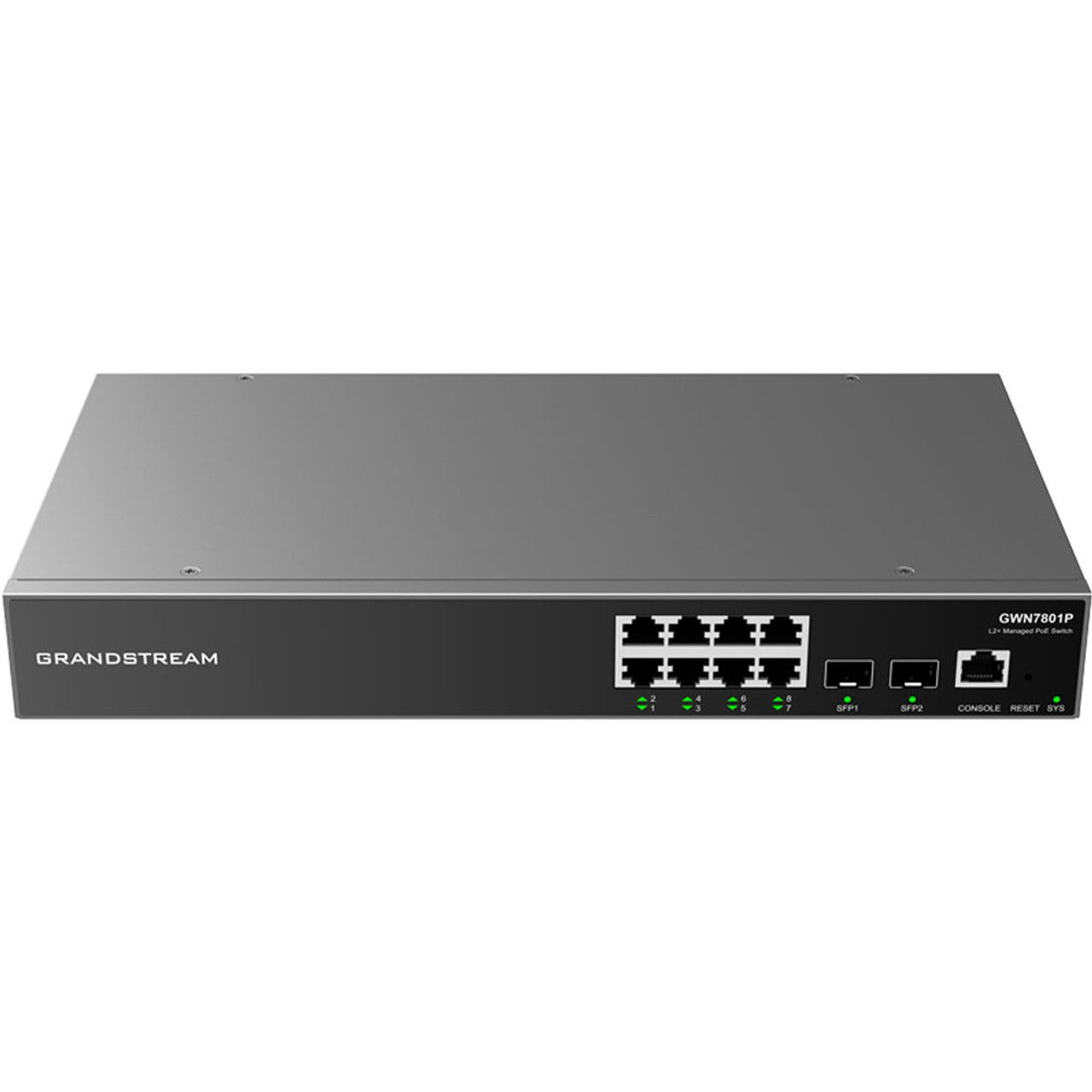 Grandstream GRS SWT 8xGbE RJ45 PoE 2xSFP GWN7801P