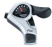 ESLTX50R7AT Maneta Schimbător SHIMANO Tourney TX50 7V Stânga - Argintiu