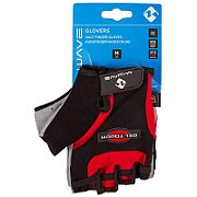 719935R Manusi Ciclism M-WAVE M (Rosu/Negru)