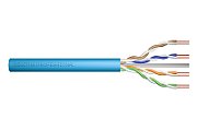 DIGITUS DK-1614-A-VH-5 CAT 6A U-UTP installation cable 500MHz Dca EN 50575 AWG 23/1 500m drum sx blue