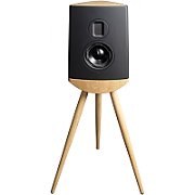 Boxa High-End Lyngdorf CUE-100 Black, Oak base