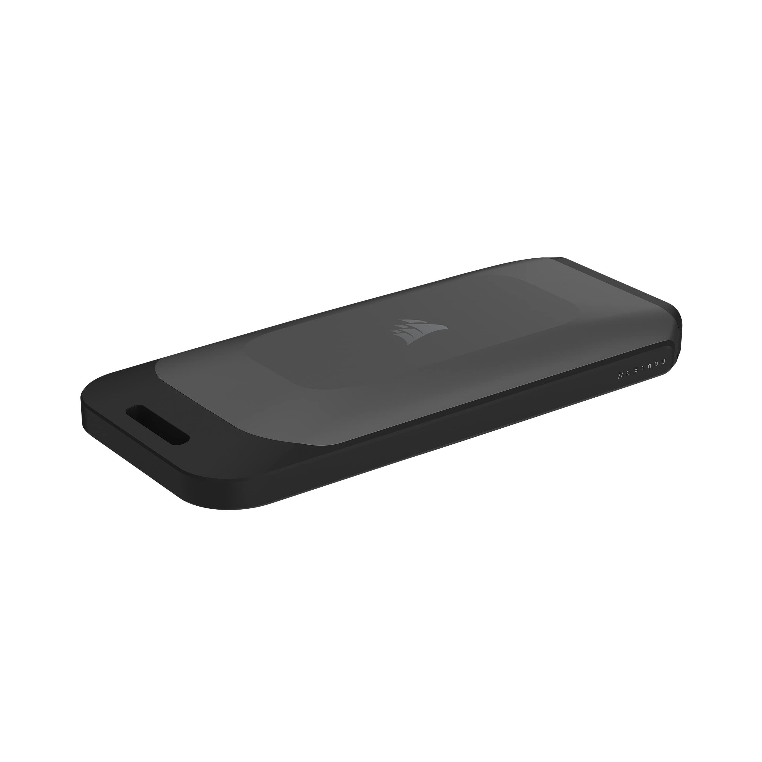 SSD Portabil Corsair EX100U 1TB, viteza de citire 1600MB/s, viteza de scriere 1500MB/s, USB 3.2 2x2, negru_1