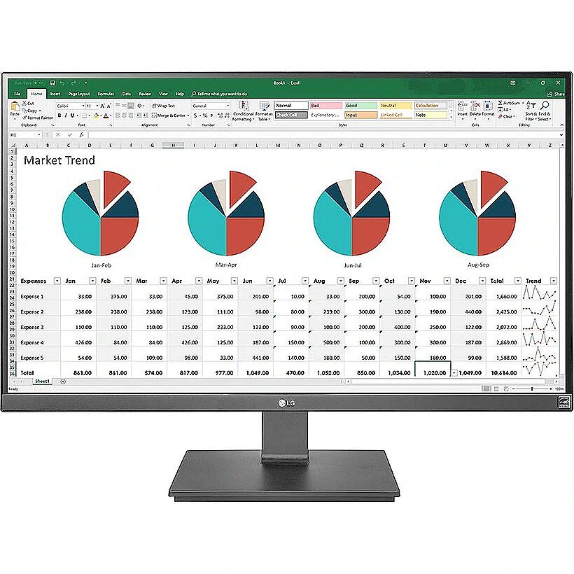 Monitor 27 inch LED LG Electronics 27BQ65UB-B 3840 x 2160 pixeli, 60 Hz, 5 ms, Negru