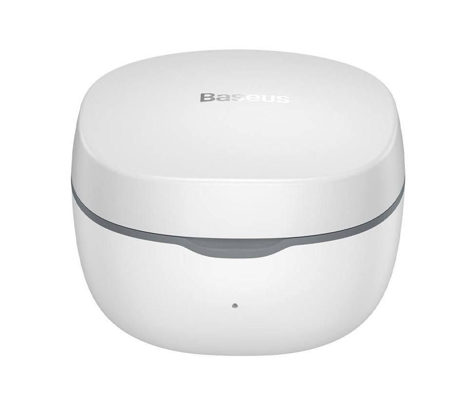 CASTI Baseus Encok WM01, true wireless, intraauriculare - butoni, pt smartphone, microfon pe casca, conectare prin Bluetooth 5.0, alb 