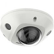 Camera supraveghere Hikvision IP DS-2CD2527G2-LS(2.8mm)(C) 2 MP ColorVu Fixed Mini Dome, Image Sensor 1/2.8  Progressive Scan CMOS, Color: 0.0005 Lux @ (F1.0, AGC ON), 0 Lux with white light, Focal Length & FOV 2.8 mm, horizontal FOV 105°, vertical FOV 57°, diagonal FOV 125°, IR Up to 30 m, WDR 120