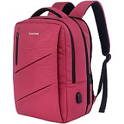 CANYON BPE-5, Laptop backpack for 15.6 inch, Product spec/size(mm): 400MM x300MM x 120MM(+60MM), Red, EXTERIOR materials:100% Polyester, Inner materials:100% Polyestermax weight (KGS): 12kgs