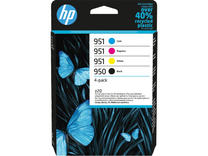 Cartus cerneala HP 6ZC65AE ,Black/tri-color ,1x1000 pagini+3x700pagini ,Original (951cmy) 