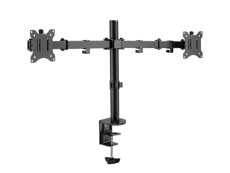SUPORT de birou LOGILINK, pt 2 TV/monitor plat, diag. max 32 inch, rotatie, inclinare, pivotare, max 8 kg,  BP0098 