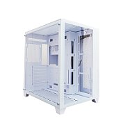 Case MV8(ATX) WHITE, F&L SIDE PANEL: TEMPERED GLASS