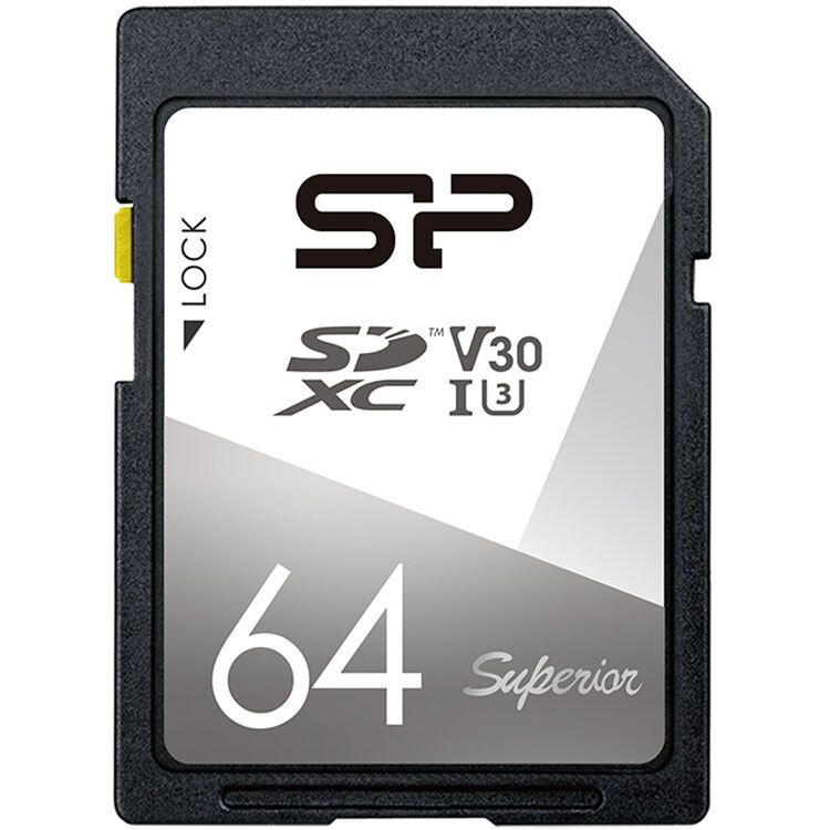 SILICON POWER memory card Superior Micro SDXC 64GB UHS-I A3 V30_1