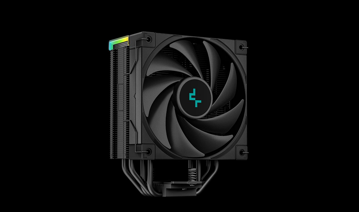 COOLERE  DeepCool  AK400 Digital  skt. Universal racire aer, 1x vent. 120mm, 1850 rpm, RGB,  R-AK400-BKADMN-G  (timbru verde 2.00 lei)