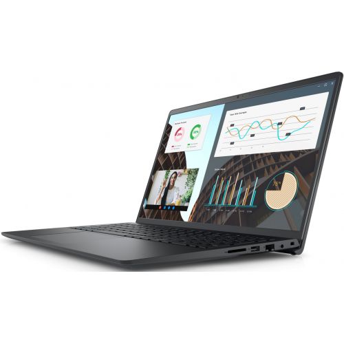 Laptop Dell Vostro 3530, 15.6 inch FHD (1920 x 1080) 120Hz 250 nits WVA Anti- Glare LED Backlit Narrow Border Display, Carbon Black Palmrest without Finger Print Reader, Carbon Black, 13th Generation Intel Core i7-1355U (12 MB cache, 10 cores, 12 threads, up to 5.00 GHz), Intel(R) Iris(R) Xe_3