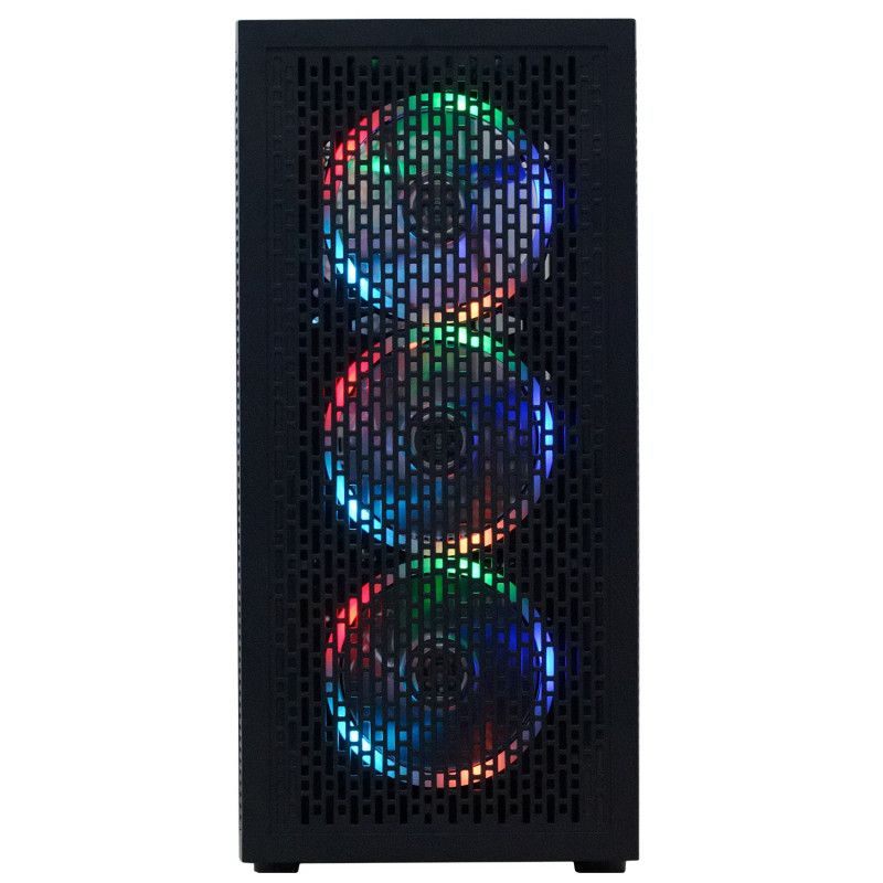 CARCASA SPACER - gaming, Middle Tower, ATX,  SHIELD , fara sursa, sticla securizata, 4 x fan, HUB, telecomanda, USB 3.0 x 1, USB 2.0 x 2, Jack 3.5mm x 2 , SPCS-GC-SHIELD  (timbru verde 0.35 lei)
