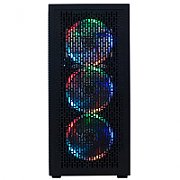 CARCASA SPACER - gaming, Middle Tower, ATX,  SHIELD , fara sursa, sticla securizata, 4 x fan, HUB, telecomanda, USB 3.0 x 1, USB 2.0 x 2, Jack 3.5mm x 2 , SPCS-GC-SHIELD  (timbru verde 0.35 lei)