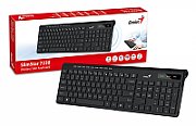 TASTATURA GENIUS wireless, multimedia, 104 taste + 12 taste multimedia, design ergonomic, USB, negru,  SlimStar 7230   31310021400   (timbru verde 0.8 lei)